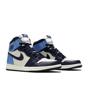 Nike Men's Navy and Light Blue Sneakers